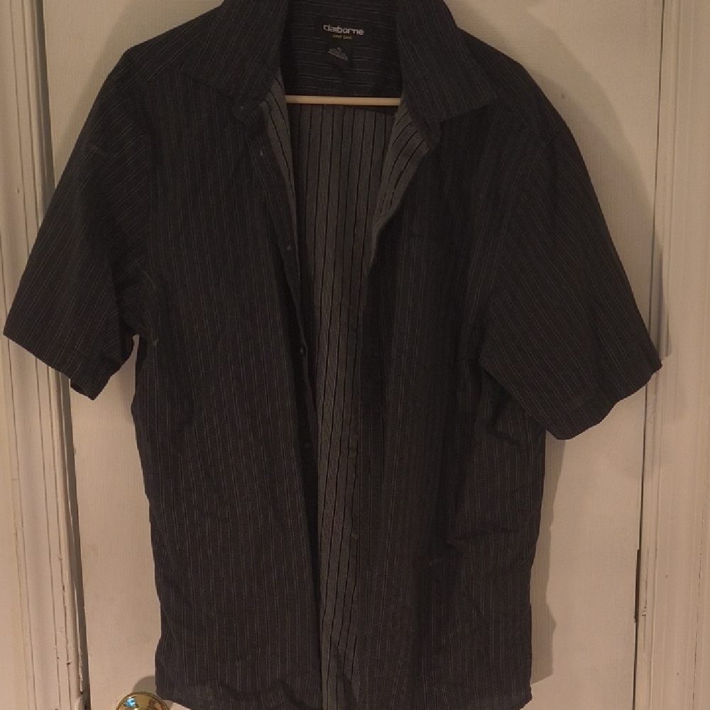 Claiborne Charcoal Short Sleeve Shirt